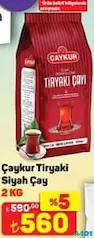 ÇAYKUR TİRYAKİ SİYAH ÇAY 2 KG fiyat ve kampanya bilgisi